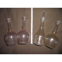 Графины 4 шт.,времён СССР.С рубля.