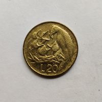 Сан-Марино 20 лир 1975 г. Любовь у животных
