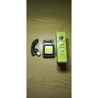 Фонарь акк. портативный 6х4,4см FA-031СОВ ( подставка, магнит, открывашка, резьба для доп. крепления, разъём type-C).