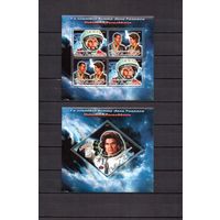 Кот-д'Ивуар 2011 Космос Гагарин Терешкова 1 лист и 1 блок MNH**