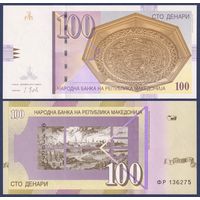 Македония, 100 денар 2013 г., P-16k, UNC