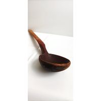 Половник ложка деревянная старинная