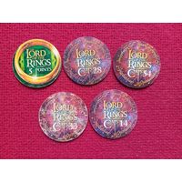 Фишки кепсы caps Властелин колец. Цена за все фишки.
