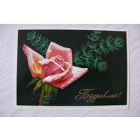 Куртенко А., Поздравляю! 1972, чистая (роза).