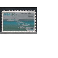 США-1984, (Мих.1700) , гаш.,  Флот, Морской путь, Корабли (одиночка),