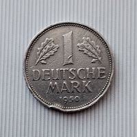 1 марка 1950 года (D) Германия. Федеративная республика (ФРГ).