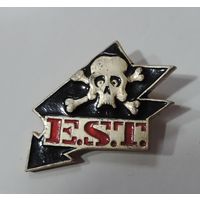 Значок "Рок Музыка Металл". Алюминий.