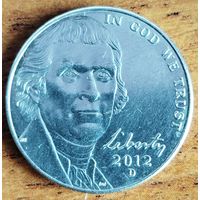 США 5 центов 2012 D