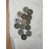 Немецкие и Советские бильевые пуговицы