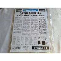 Leuchtturm C4 Optima Листы для банкнот на 4 ячейки! Целая пачка 10 шт! Германия, Лёйхтурм, Leuchtturm! ВОЗМОЖЕН ОБМЕН!