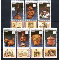 Предметы искусства Гвинея-Бисау 1989 год серия из 7 марок