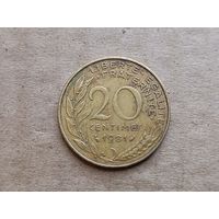 Франция 20 сантимов, 1981г. (D-107)
