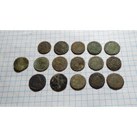 Солиды  Понятовского уставшие. 16 шт.