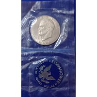 США 1 доллар 1971 серебро