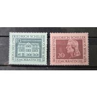 Германия, ГДР 1959 г. Mi.733-734 MNH** полная серия