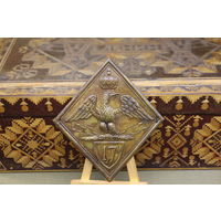 Киверная бляха армии НАПОЛЕОНА, линейный полк. ВОЙНА 1812 год. Распродажа коллекции вещей. С РУБЛЯ! АУКЦИОН!