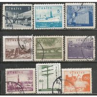 Турция. Индустриализация и техника. 1959г. Mi#1697-1704,1706.