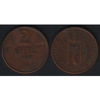 Норвегия km371 2 эре 1937 год (nf01 ТОРГ