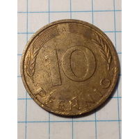10 пфеннигов ФРГ 1990 A год