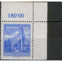 Марка из серии 1960г. Австрия "Здания. Башня монетного двора в Халль-ин-Тироле" MNH
