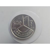 1 франк Бельгия 1991 года  лот 42