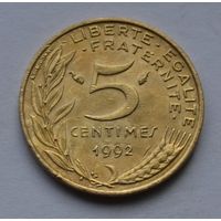 Франция, 5 сантимов 1992 г.