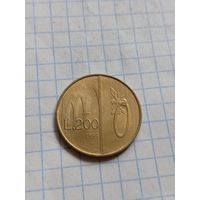 200 лир 1993 года