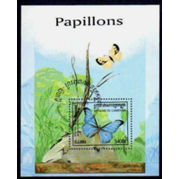 Камбоджа. 1998г. Бабочки, насекомые.