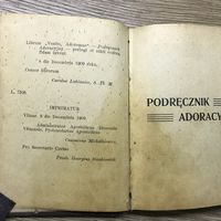 Podrecznik adoracyjny. Вильно.1910г.