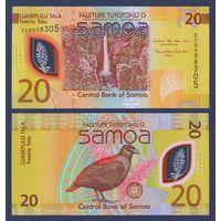 Самоа, 20 тала 2023 г, P-W49 (полимер, номинация IBNS 2024), UNC