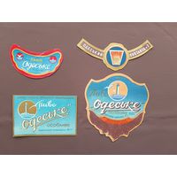 Древние пивные этикетки из Одессы одним лотом, СССР, недорого, а-12-3 (3871)