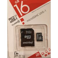 Карта памяти micro SDHC UHS-1 16 GB