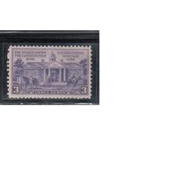 США-1938, (Скотт.835),  ** ,  150-лет ратификации конституции (одиночка)