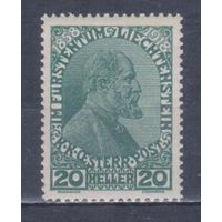 [1630] Лихтенштейн 1918. 60 лет правления князя Иоганна II. Одиночный выпуск. MLH