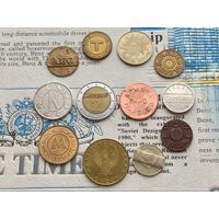 Жетоны одним лотом - 12 жетонов, без повторов. #26