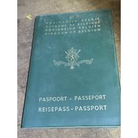 Старый бельгийский паспорт. Бельгия много Лотов с рубля