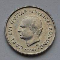 Швеция, 1 крона 2007 г.