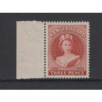 Новая Зеландия 1955 ** 100 лет почтовой марке, Королева Елизавета II  (Mi 349 )