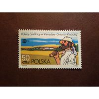 Польша 1987 г.Польский поселенец(кашуб) в Касубии, Онтарио./09а/