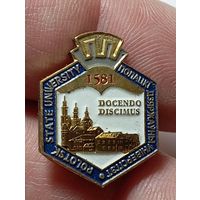 Значек Полоцкий Государственной Университет , с рубля