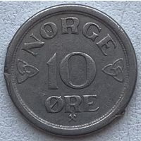 Норвегия 10 эре 1957 г.