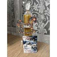 Новогодняя натуральная свеча