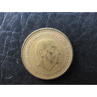 Испания. 1 песета. 1966. С 20 копеек. Распродажа коллекции. Смотрите другие лоты.