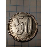 50 сентимо Венесуэла  2009 год