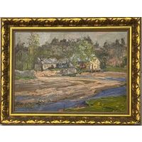 Дмухайло И.С "Водяная мельница", 1951г. Холст, масло. Размер 36х52 см.