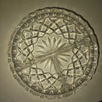 Тарелка хрусталь десертная