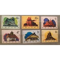 Польша 1973. Архитектура . Деревянное зодчество Дома **