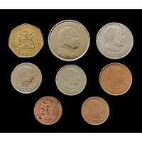 8 МОНЕТ МАЛАВИ (1 ТАМБАЛА 1995 БРОНЗА - НЕ МАГНЕТИК)