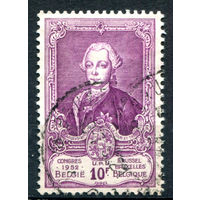 Бельгия - 1952г. - всемирный почтовый конгресс, известные люди, 10 Fr - 1 марка - гашёная [Mi 938]. #2-Be-64-B-2