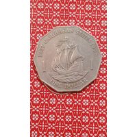 Восточные Карибы 1 доллар 1996 парусник